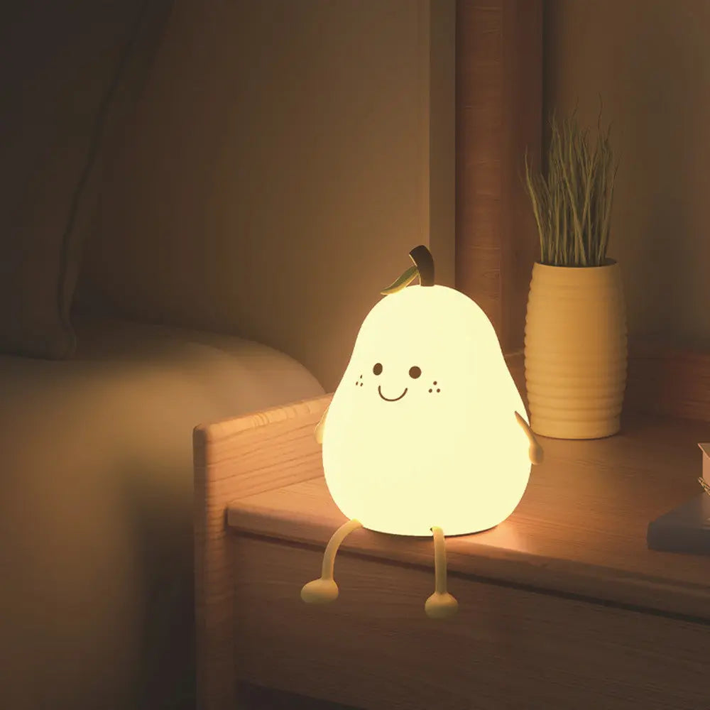 Pelle päron - Silikonlampa med timer. Gladarevardag
