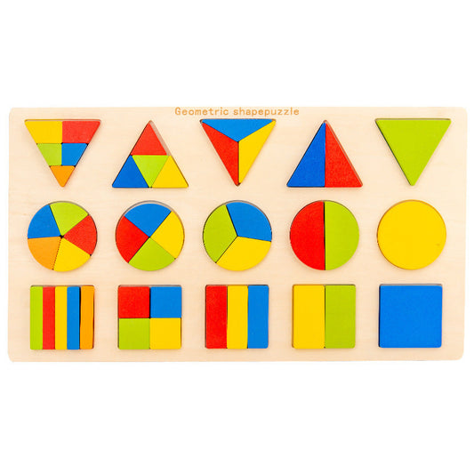 Geometriskt pussel - Tre storlekar Gladarevardag